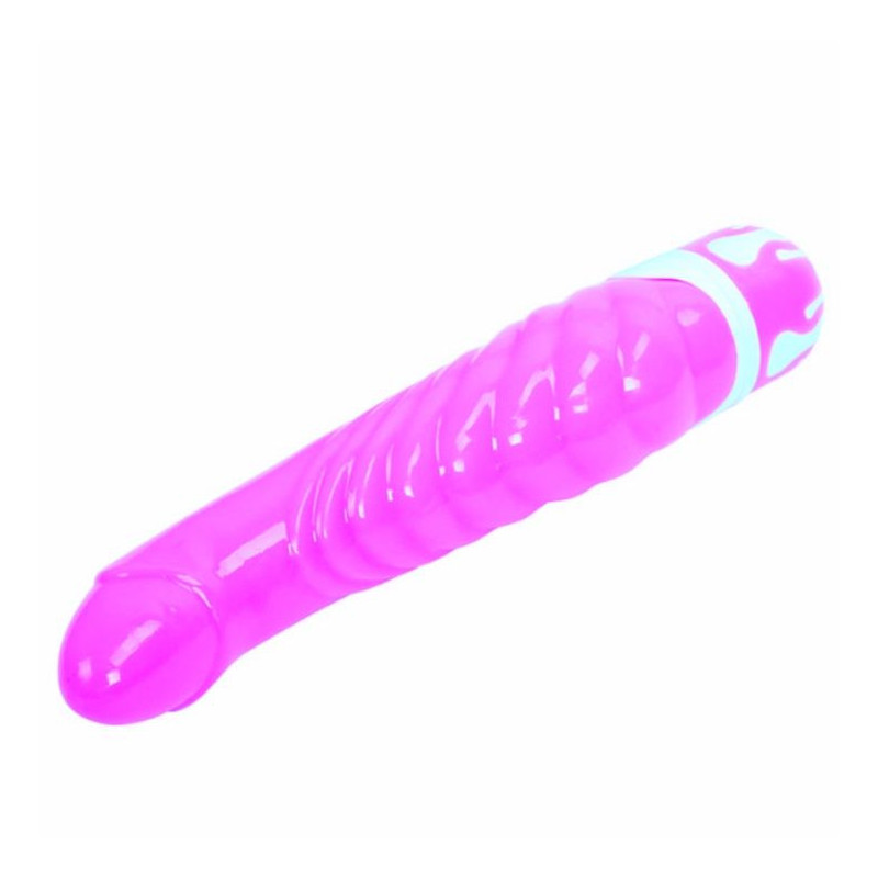 G-Punkt-Vibrator lila wasserdicht 21,8 cm aus weichem TPRPunkt G lebendig