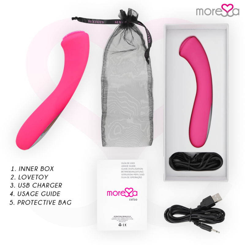 Vibromasseur rechargeable Celso en silicone premium étanche 16 cmPoint G vibrant