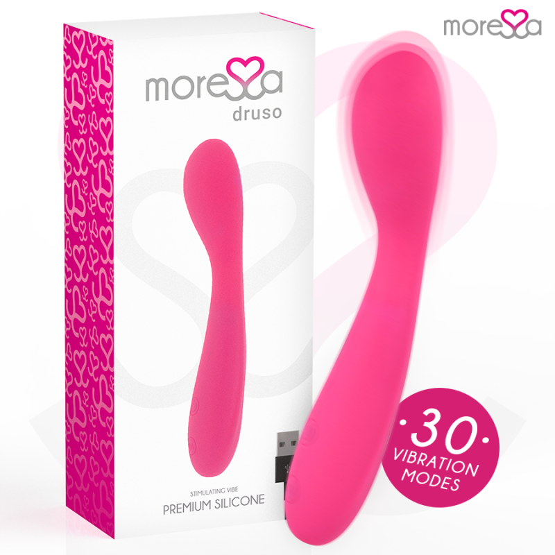 Moressa Druso rechargeable medical silicone vibrator, 30 modesG Spot vibrant