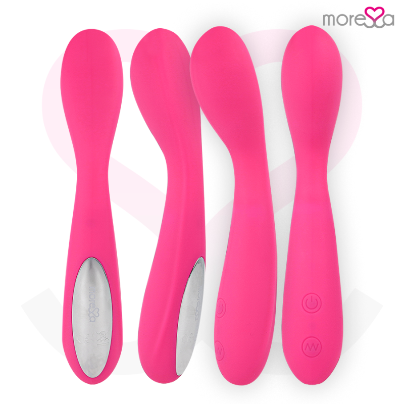 Moressa Druso Akku-Vibrator aus medizinischem Silikon, 30 ModiPunkt G lebendig