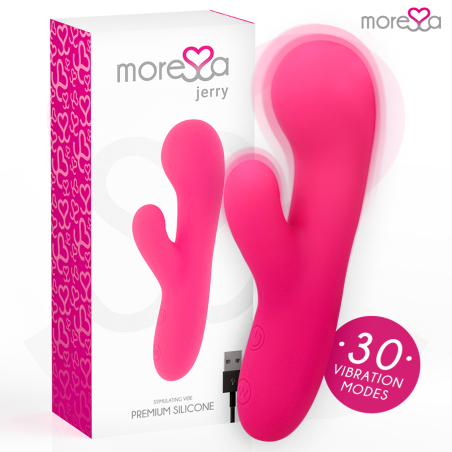 Moressa Jerry rechargeable dual-motor silicone vibratorG Spot vibrant