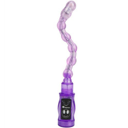Catena anale vibrante flessibile Baile Distortion Triple Lilac 6 modiPunto G vibrante