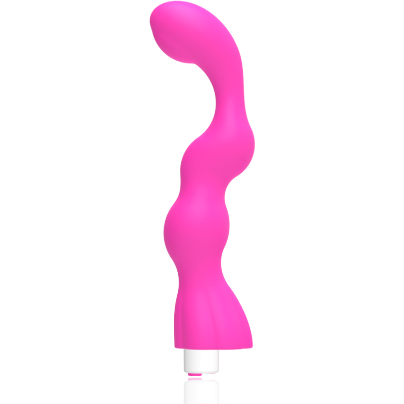 Vibrador ponto G recarregável George em silicone rosaPonto G vibrante