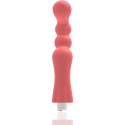 Vibromasseur point G rechargeable Gohan Light Red en siliconePoint G vibrant