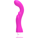 Vibromasseur point G rechargeable Gregory en silicone médical violetPoint G vibrant