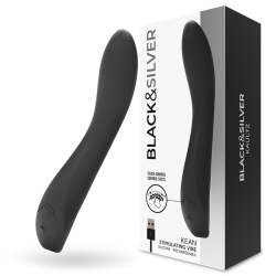 Vibratore ricaricabile Kean Touch Control in silicone medicalePunto G vibrante