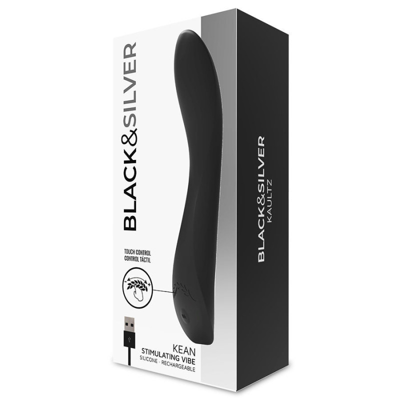 Vibratore ricaricabile Kean Touch Control in silicone medicalePunto G vibrante