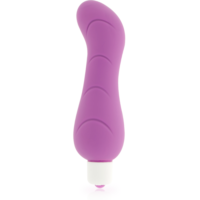 Vibrador punto G de silicona morado Dolce Vita, 7 modos impermeablePunto G vibrante