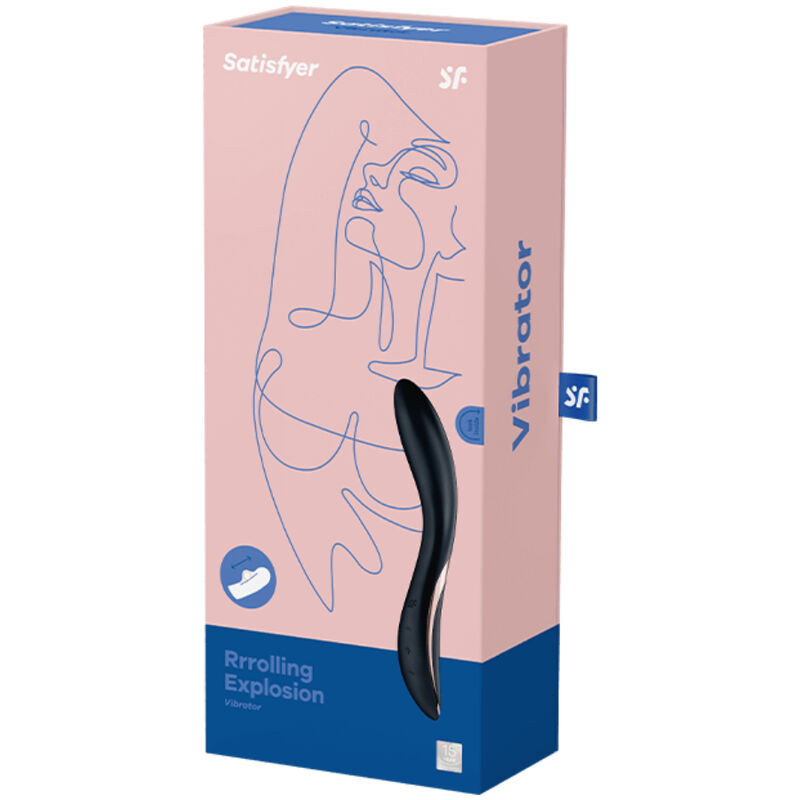 Vibratore punto G Satisfyer Rrrolling Explosion con sfera mobilePunto G vibrante