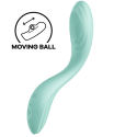 Vibratore punto G Satisfyer Rrrrolling Pleasure verde con sferaPunto G vibrante
