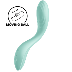Vibromasseur point G Satisfyer Rrrrolling Pleasure vert à billesPoint G vibrant
