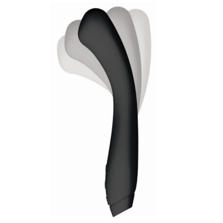 Vibrador punto G flexible Je Joue Juno Flex negro recargablePunto G vibrante