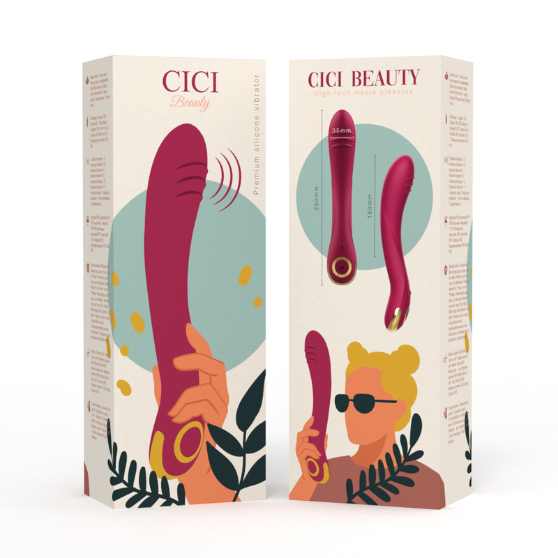 Flexibler Silikon-G-Punkt-Vibrator Cici Beauty Premium IPX7Punkt G lebendig
