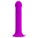 Vibratore con ventosa viola Pretty Love Murray punto GPunto G vibrante