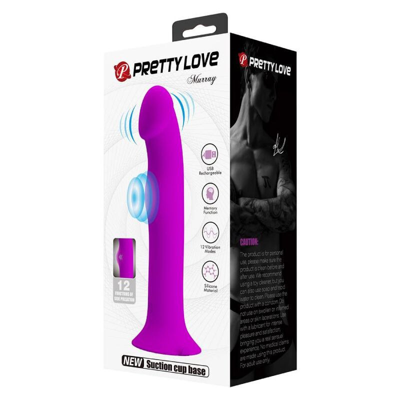 Purple suction vibrator Pretty Love Murray for G-spotG Spot vibrant
