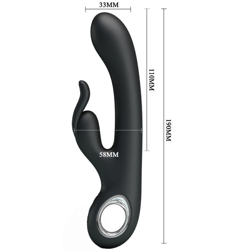 Carina Pretty Love Rabbit-Vibrator mit Wärme für Klitoris & G-PunktPunkt G lebendig
