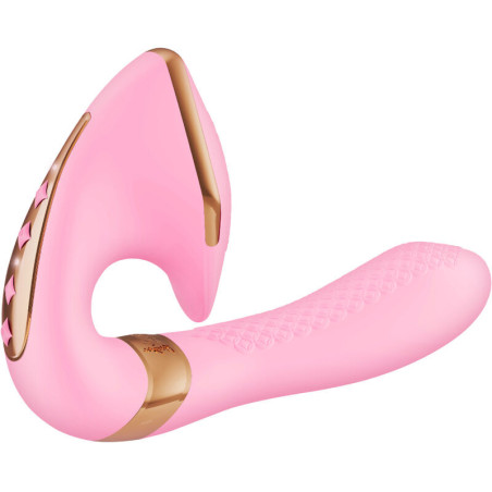 SOYO Shunga pink rechargeable intimate stimulator, 10 modes IPX7G Spot vibrant