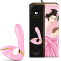 Estimulador íntimo recarregável SOYO Shunga rosa, 10 modos IPX7Ponto G vibrante
