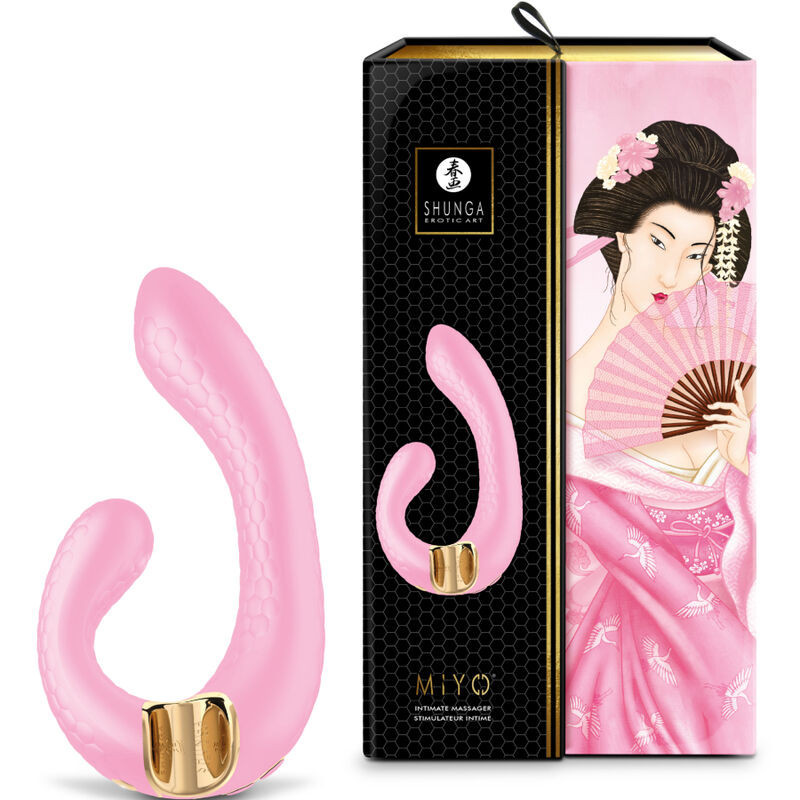 MIYO Shunga pink IPX7 waterproof intimate stimulator, vibrationsG Spot vibrant