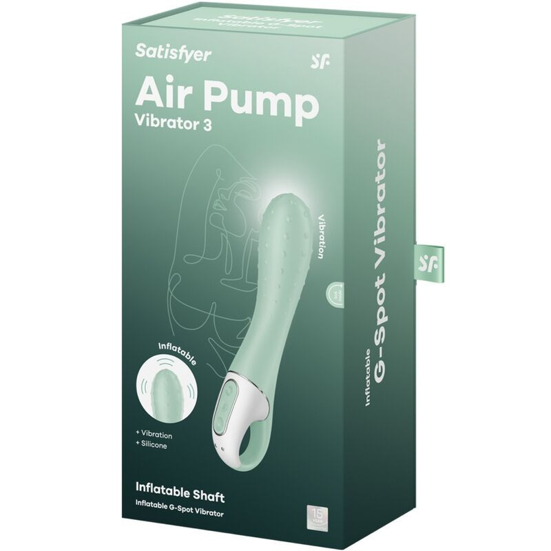 Vibrador inflable punto G Satisfyer Air Pump Vibrator 3 mentaPunto G vibrante