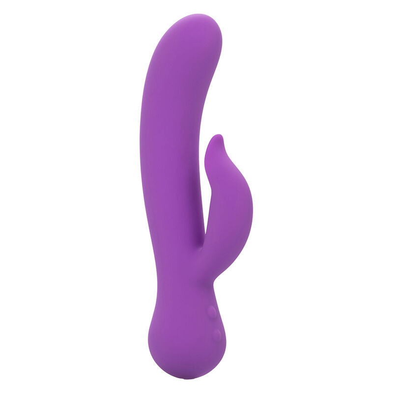 Vibrador recarregável roxo de dupla estimulação First Time PleaserPonto G vibrante
