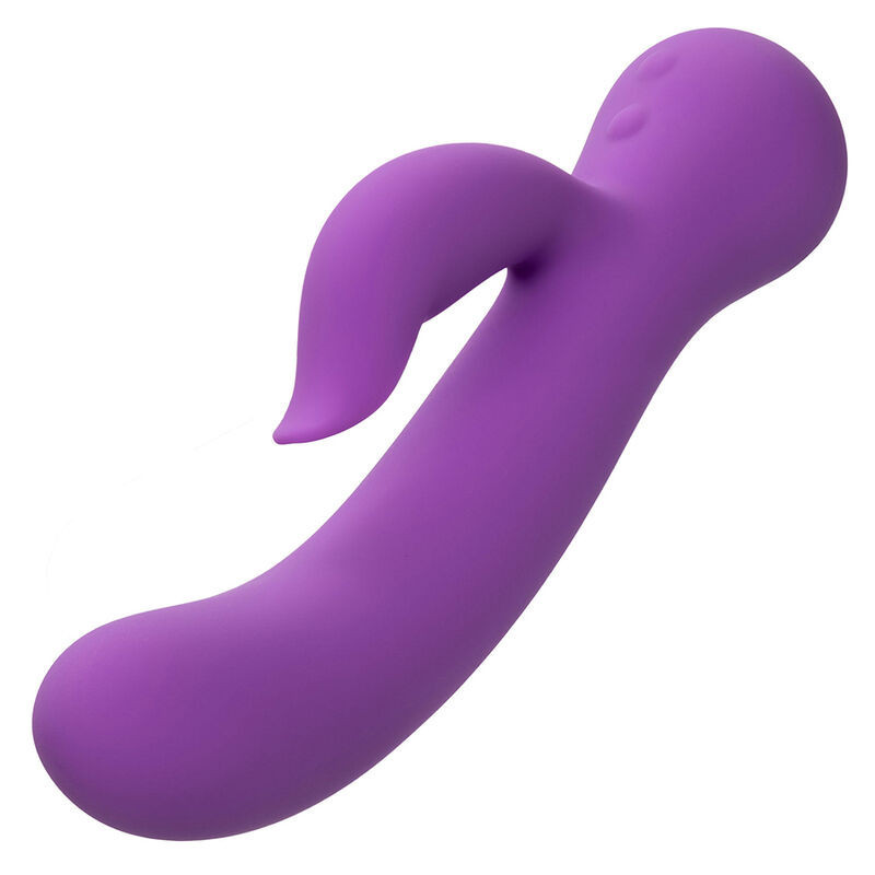 Vibromasseur rechargeable violet à double stimulation First Time PleaserPoint G vibrant