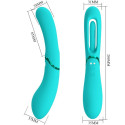 Vibromasseur point G Romance Lexie MC63 en silicone rose, 7 modesPoint G vibrant