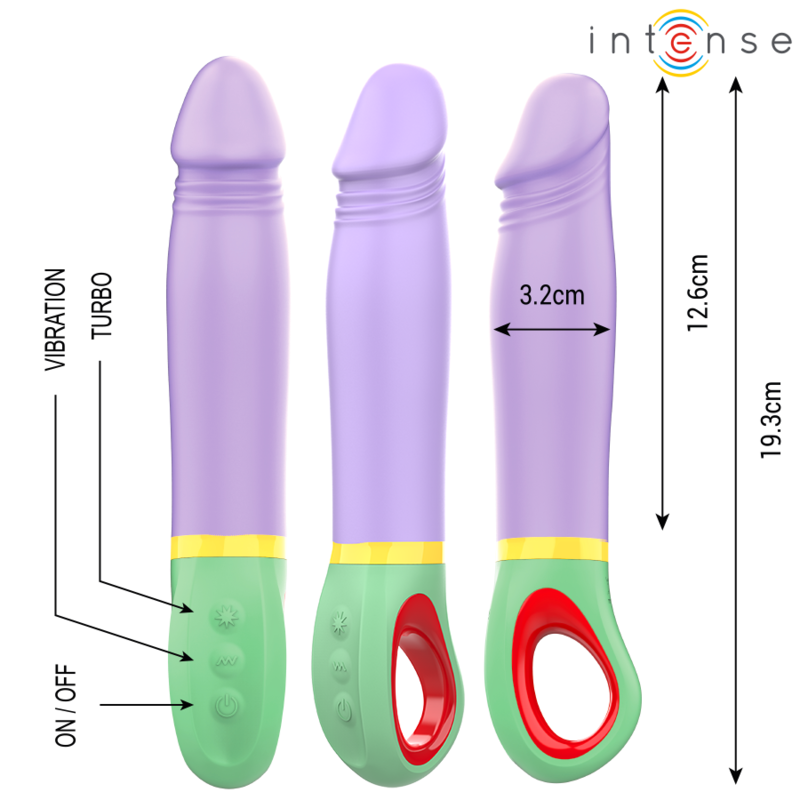 Vibrador ponto G curvo Pretty Love Bishop roxo 30 modosPonto G vibrante