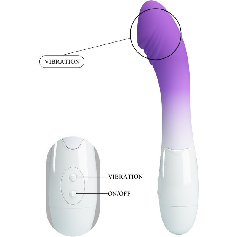 Dildo punto G compatto in silicone nero con ventosa The Boss StubPunto G vibrante