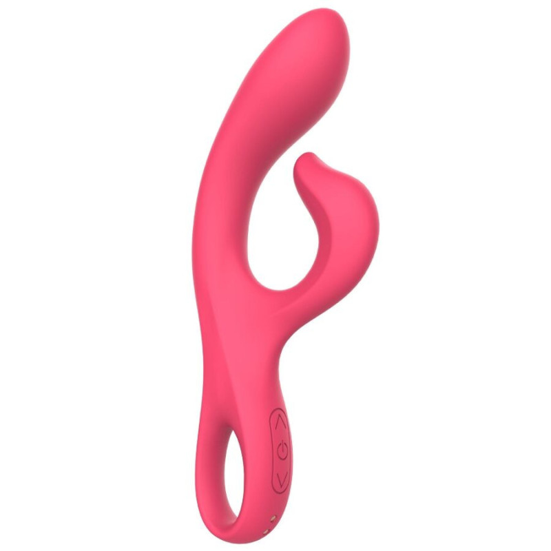 Vibromasseur point G Tiger Fun Factory magenta avec poignée LoopPoint G vibrant