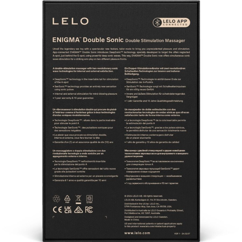 Vibrador íntimo universal de silicone rosa FemintimatePonto G vibrante