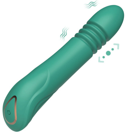 Vibrador violeta recargable de doble estimulación First TimePunto G vibrante