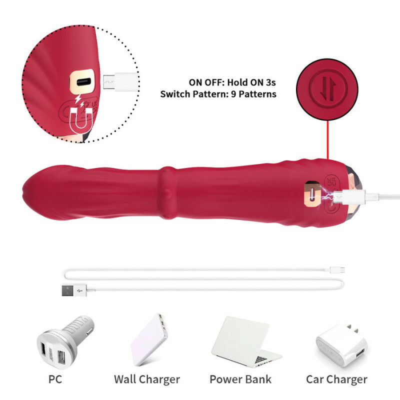 Vibratore punto G Patchy Paul Fun Factory viola ricarica USB-CPunto G vibrante