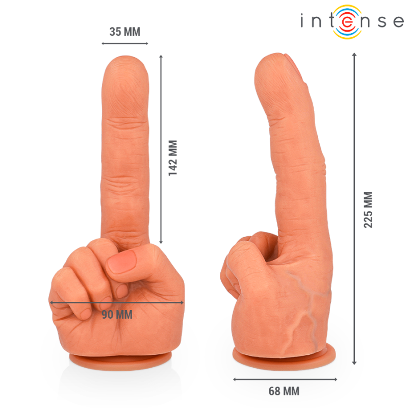 Stimulateur point G flexible à ventouse Intense Hubert 14,2 cmPoint G non vibrant