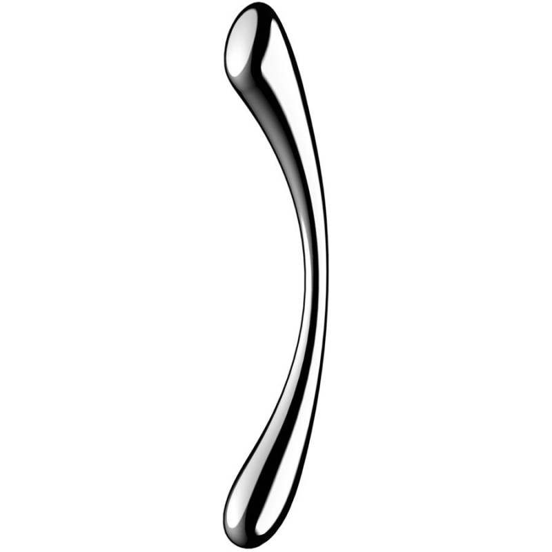 Dildo duplo em aço inox Satisfyer Cosmic Crest 1Ponto G não vibrante