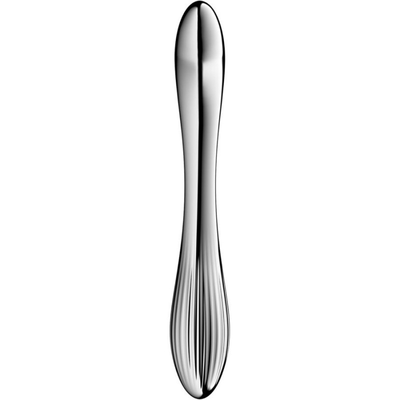 Pure Gravity 1 Satisfyer stainless steel double-ended dildoSpot G non vibrant