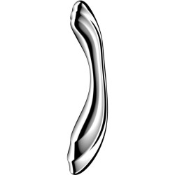 Dildo doble de acero inoxidable Pure Gravity 2 SatisfyerPunto G no vibrante