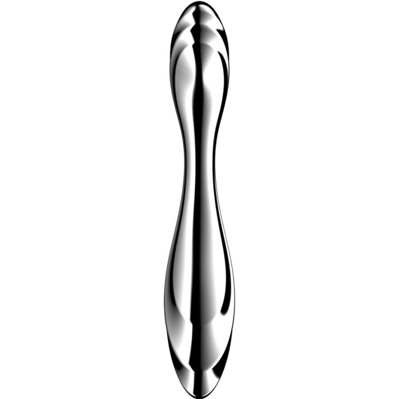 Pure Gravity 2 Satisfyer Stainless Steel Double-Ended DildoSpot G non vibrant