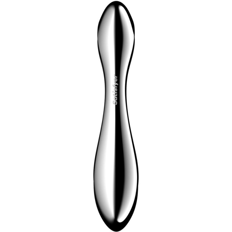 Pure Gravity 2 Satisfyer Stainless Steel Double-Ended DildoSpot G non vibrant