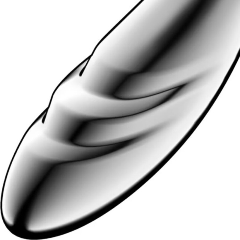 Satisfyer Pure Gravity 3 stainless steel double-ended dildoSpot G non vibrant