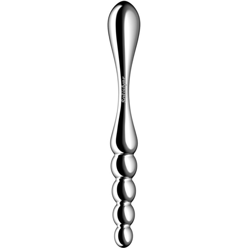 Dildo doppia estremità in acciaio inox Star Force 1Punto G non vibrante