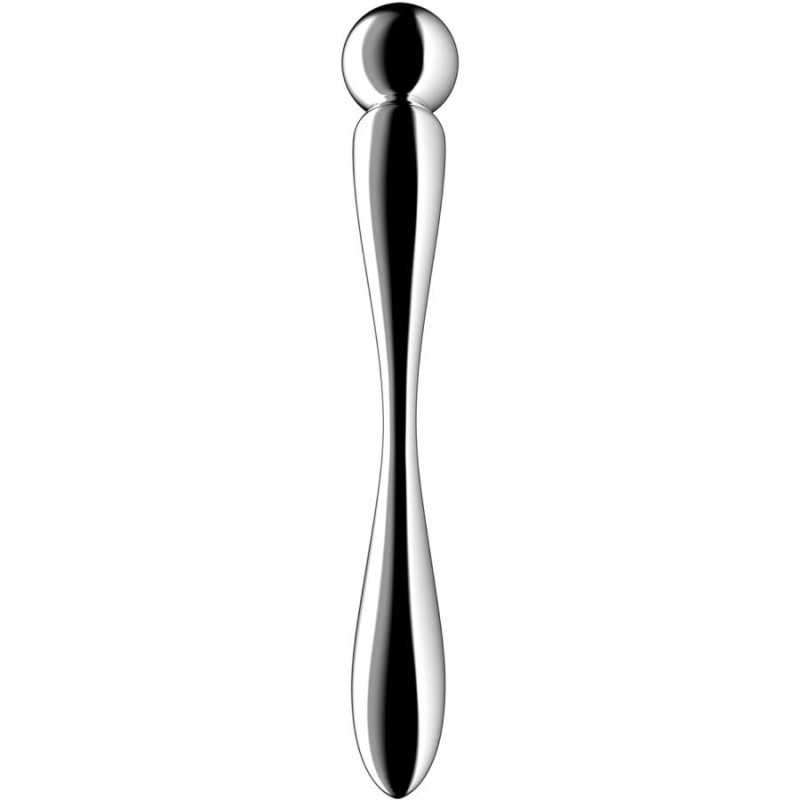 Gode double en acier inoxydable Satisfyer Star Force 2 réversiblePoint G non vibrant