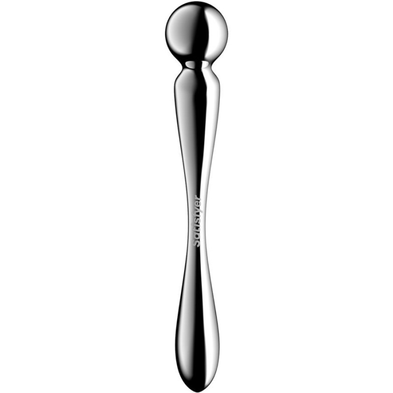Dildo doble de acero inoxidable Satisfyer Star Force 2 reversiblePunto G no vibrante