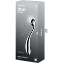 Dildo doble punta Star Force 4 de acero inoxidable XXLPunto G no vibrante