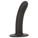 Gode silicone lisse 15,3 cm compatible harnais avec ventousePoint G non vibrant