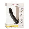 Dildo liso de silicone 15,3 cm para arnês com ventosaPonto G não vibrante
