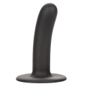 Dildo liso de silicone 12 cm para arnês com ventosaPonto G não vibrante