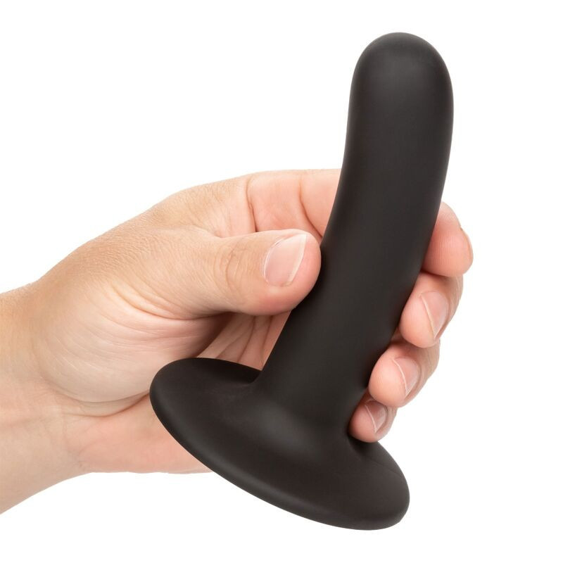 Dildo liscio in silicone 12 cm per imbracatura con ventosaPunto G non vibrante
