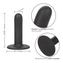 Dildo liso de silicona 12 cm compatible con arnés y ventosaPunto G no vibrante