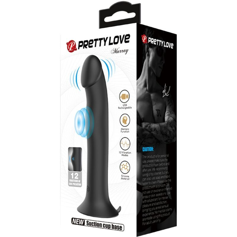 Pretty Love Murray Clitoral Suction Vibrator Black USBSpot G non vibrant